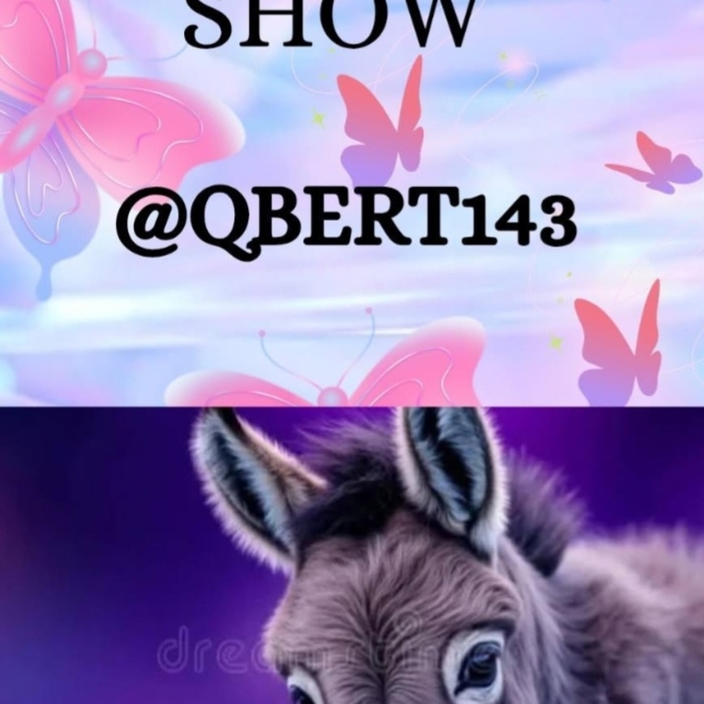 Qbert143's Share Show Flyer  Live Shows Thursday  @ 1:30 E.S.T.